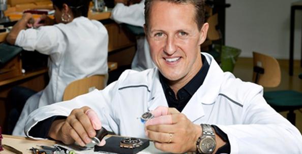 Michael Schumacher took part into the creation of the fine watches by himself.